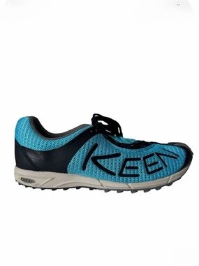 Keen Blue Black A86 TR Trail Running Shoes Mesh Asymmetrical Lace-Up Women's 8